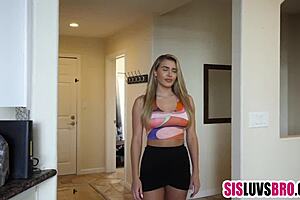 Stepsis in maid uniform blows cock