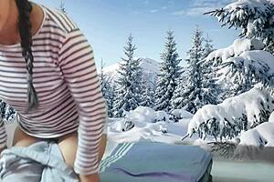 Close-Up Preview of Adorning Christmas Pussy with Agarabas and Olpr