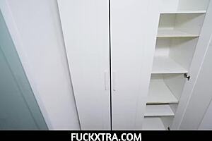 Mackenzie Mace goes back in action with a huge bang in her mouth and tight pussy