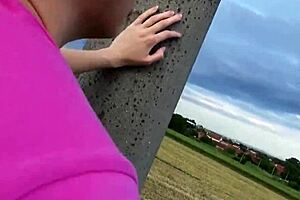 lara sweet propositioned for blowjob at park pov sex