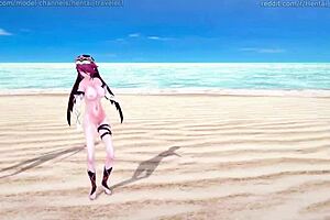 i watch genshin impact mmd with rosaria and kuki shinobu