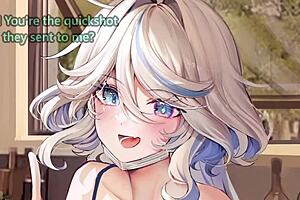 Joi Furina Guides a Quick Femdom Feet Session. Her Anime Charm Works Fast!