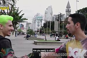 gave my ass to the hot skater, intriguing tattooed brazilian with big ass