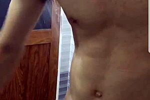 Handsome Guy in Gay Encounter