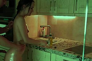 Sasha Sparrow undergoes hard anal casting interview.