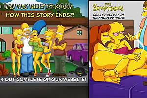 what's the craziest holiday adventure in the country house with simptoons