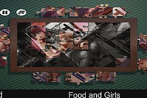 Food and girls in anime game part 02