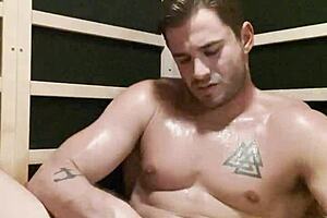 steamy sauna solo play gets intriguing