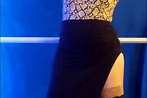 Hotwife Steffi dances dirty with dildo and vibrator on her pussy 😈