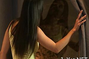 Watch the cute teen tease her pussy with toys alone