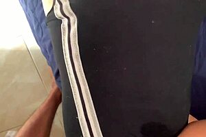 Cute Latina Stepsister Receives Secret Creampie