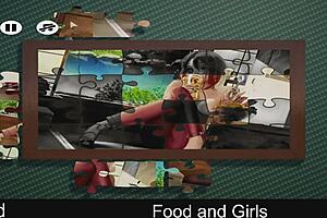 Food and girls in anime game part 02