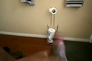 Tugging My Big Black Monster Cock In Solo Homemade Masturbation