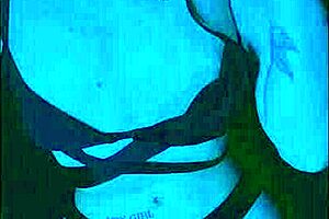 Cute 18-year-old girl in bikini masturbates