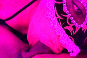 Redfantasies freebies threw on black net outfit