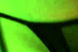 caged blondie gets muff toyed