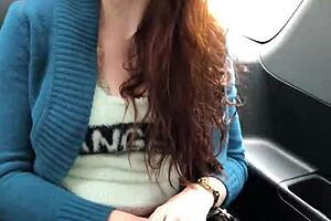 anna de ville starts with oral before anal sex in a car with a big dick, leading to orgasm.