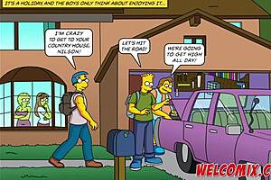 what's the craziest holiday adventure in the country house with simptoons