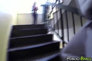 Latina Woman Uses Vibrator Outdoors, Squirting Publicly