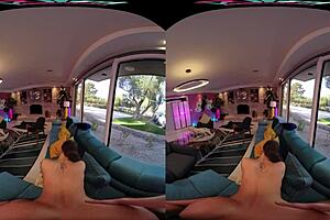 vrhush april olsen grips your cock in blowjob