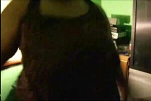 april rains popping her ass in gold and black fit with music and dancing