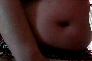 Latina big tits MILF from Argentina has to take a leak
