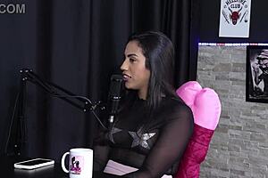 karen bessa enjoys couple swap in sheer red