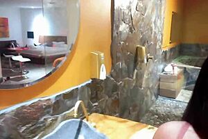 Boys dumb lover stepbro breaks them in hotel room