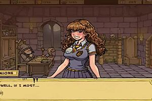 Akaburs witch trainer part 17: slave striptease to orgasm