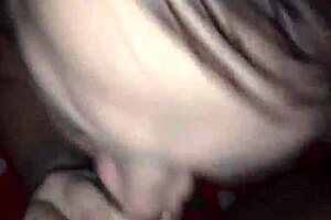 That slutty tattooed BBW loves cum in eye