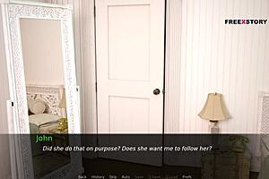 Dusklight Manor - Sex Scene 10 - Jhon Takes Shower with Lola