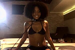 Obedient slut wife Kiara fucks hot in front of husband Davi without condom