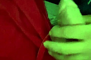 Lonely guy jerks off in solo masturbation session