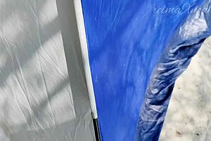 loud moaning pinay caught fingering outdoor in risky public masturbation