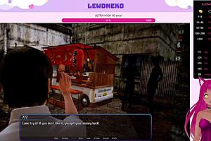 Vtuber Lewdneko dives into harem hotel gameplay