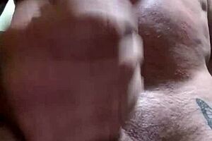 Gay Guy Excited By Masturbation Pleasure