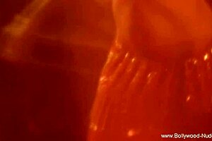 solo indian babe explores her sensuality in a softcore scene