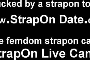 Prepare yourself for some hot and heavy strap-on sex in this BDSM scene
