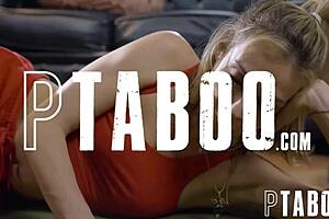 Aiden Ashley gives blowjob to Nathan Bronson in POV