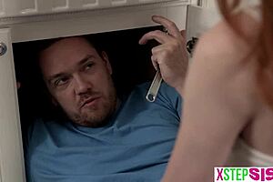 nymphomanic teen 18+ stepsister cecelia taylor rides cock who got stuck