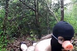 outdoor forest session for slave