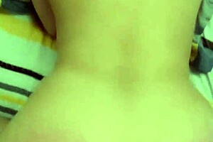 Amateur asian teen bent over for doggystyle spanking