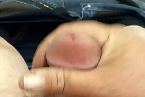 Public Bathroom Masturbation In Outdoor Setting