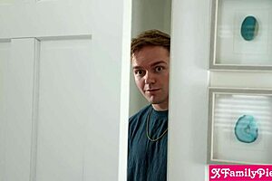 Stepsister Delilah Day And Bestie Maya Woulfe Tease Perv Stepbro With Blowjob