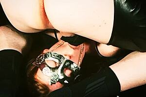 Amateur nympho sucks and licks balls like a whore