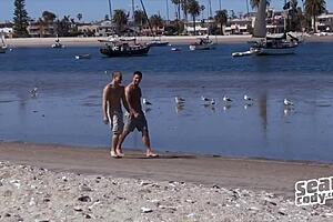 Frankie Shaw engages in raw bareback action in Sean Cody gay movie.