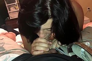 Cheating Girlfriend Sucks My Dick With Friend Watching