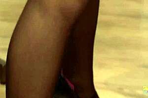 Old man has sex with two nude and curvy blonde women in outfits after using their mouth to service him