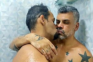 encounter with mature stranger in gym restroom