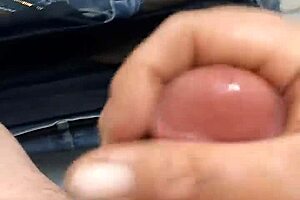 Public Bathroom Masturbation In Outdoor Setting